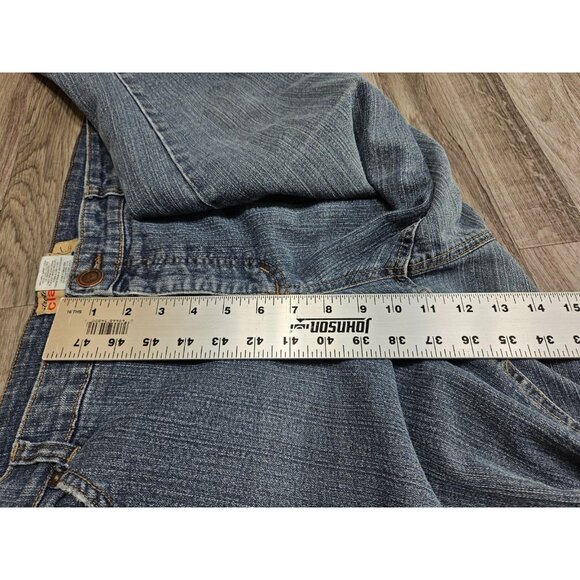 Just My Size JMS Womens Size 20W Short Classic Stretch Denim Blue Jeans - Picture 12 of 13